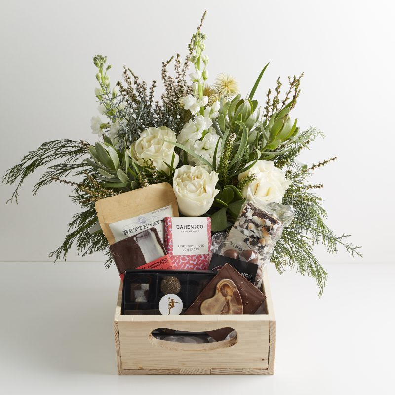 Ferguson Valley Flowers and Chocolates gift box -Boxed indulgence