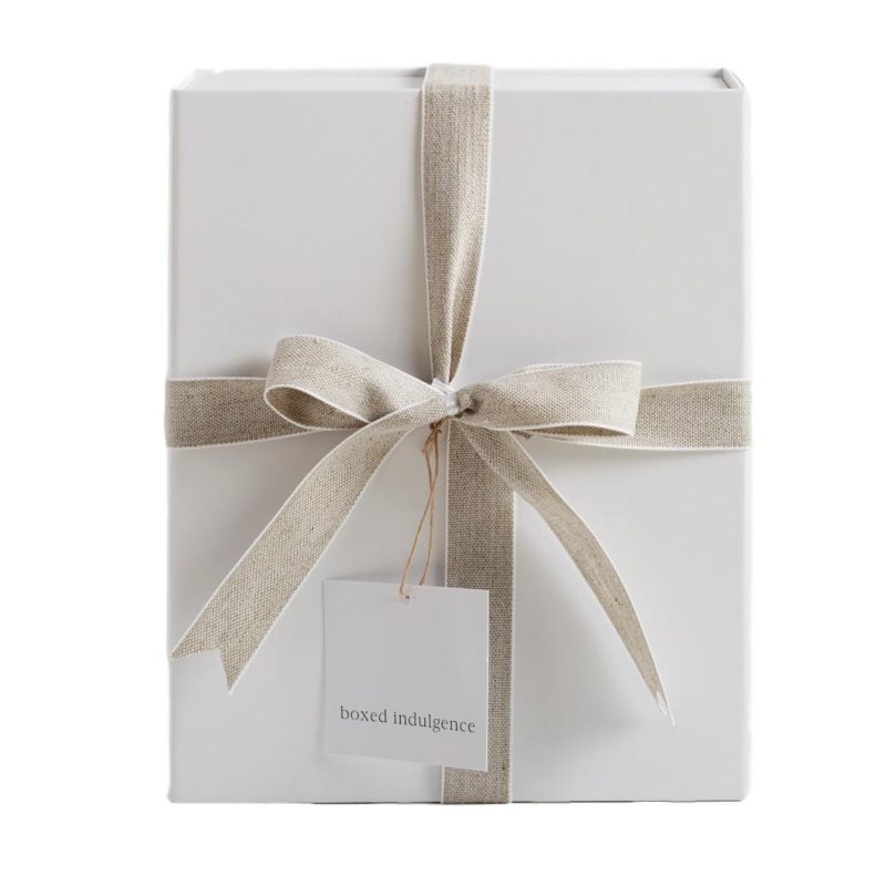 White Magnetic Gift Box - Boxed Indulgnence