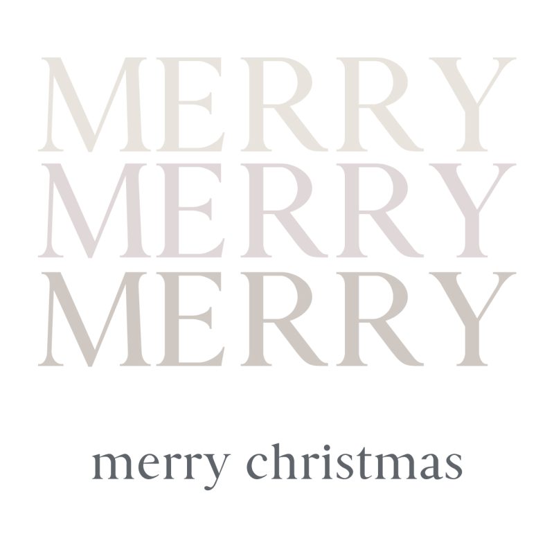 Merry Christmas Card - Boxed Indulgence