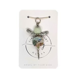 Cindy Wright Glass Angel Charm - Boxed Indulgence