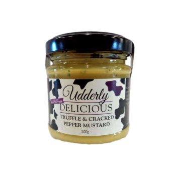 UDDERLY DELICIOUS Truffle & Cracked Pepper Mustard 100g