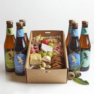 BOXED INDULGENCE Gourmet Grazing Box with Beer