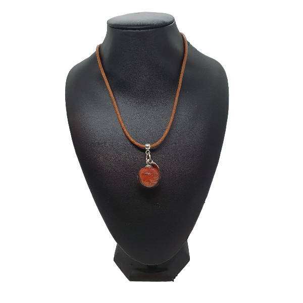 Long on sale red necklace
