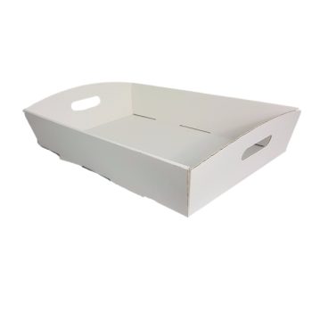 White Hamper Tray - Boxed Indulgence